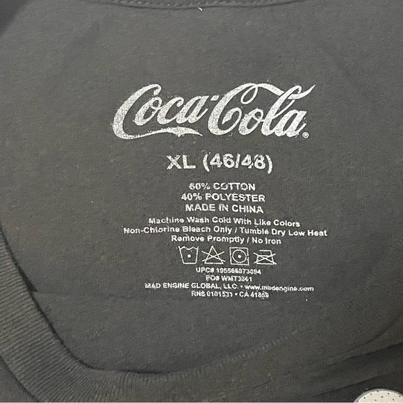 Coca Cola Best Pop Ever T-Shirt -XL (46/48) - Picture 4 of 6